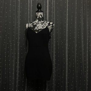 JOE & ELLE LBD CUTOUT DRESS